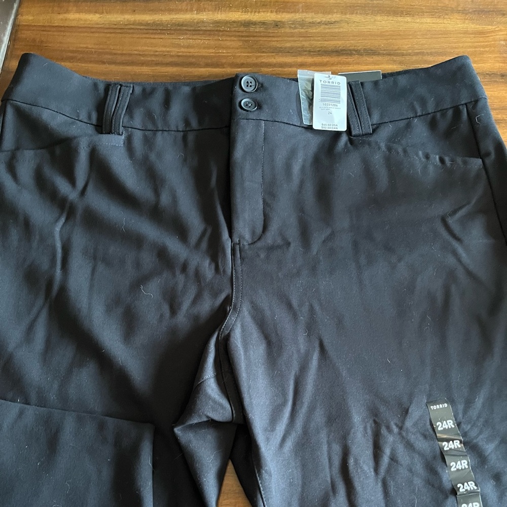 Torrid black studio trouser